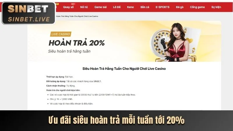 Khuyến Mãi Thành Viên Mới Sinbet
